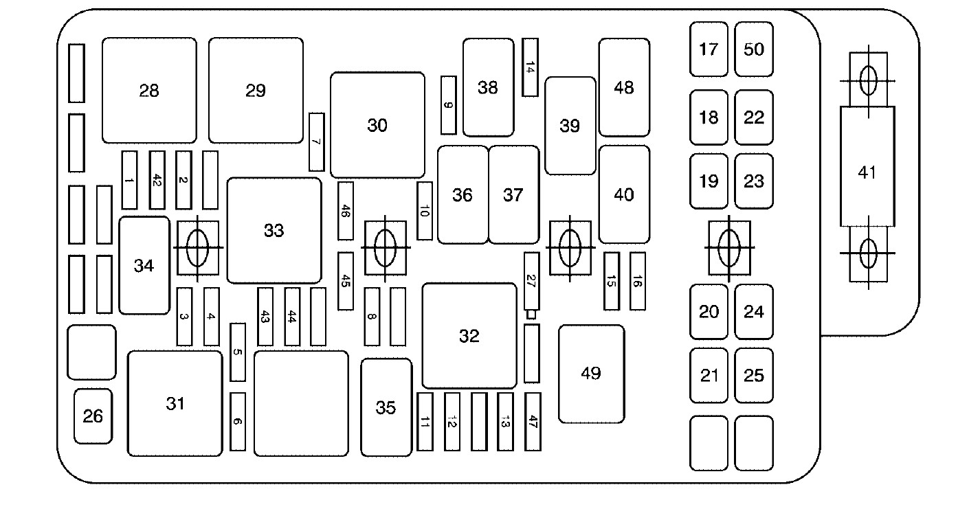 2006 Pontiac G6 fuse box diagram