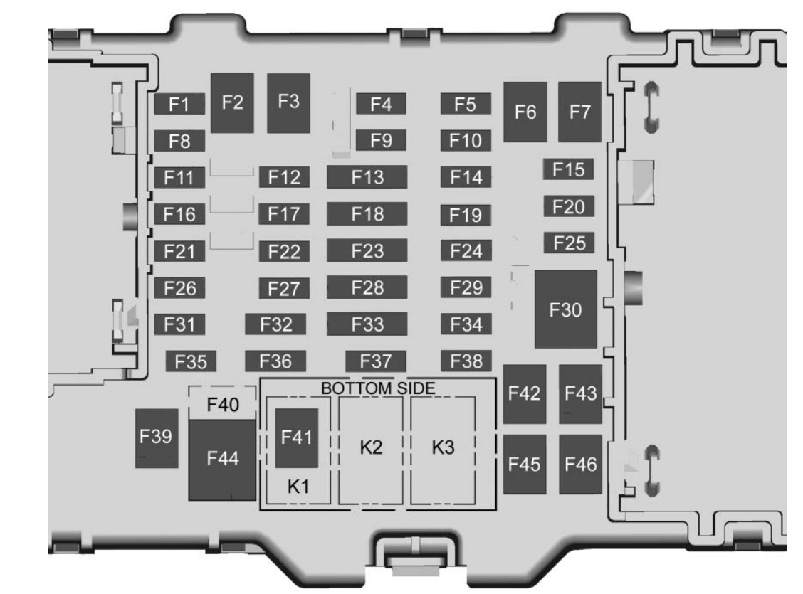 2018 Chevrolet Colorado Cigarette lighter fuse